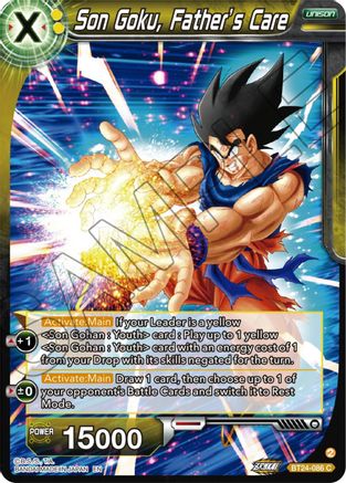 Son Goku, Father's Care (BT24-086) - Beyond Generations Foil