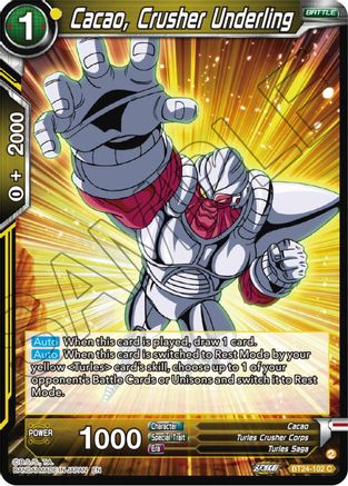 Cacao, Crusher Underling (BT24-102) - Beyond Generations