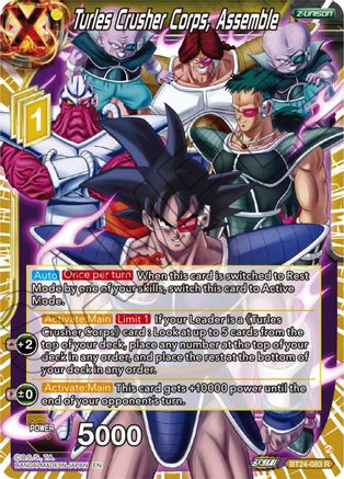 Turles Crusher Corps, Assemble (BT24-083) - Beyond Generations