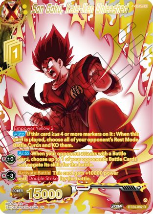 Son Goku, Kaio-Ken Unleashed (Collector Booster Gold) (BT24-082) - Beyond Generations Foil