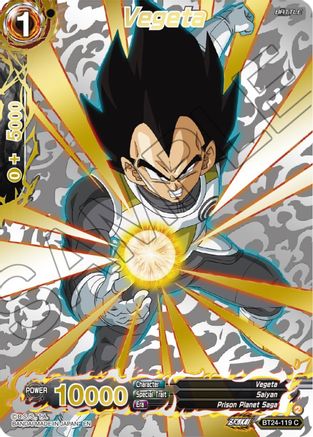 Vegeta (Collector Booster Gold) (BT24-119) - Beyond Generations Foil