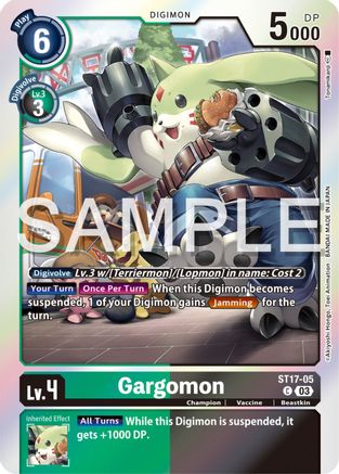 Gargomon (ST17-05) - Starter Deck 17: Double Typhoon Advanced Deck Set Foil