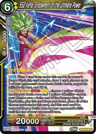 SS2 Kefla, Endowment of the Ultimate Power (BT24-108) - Beyond Generations PreRelease Cards Foil