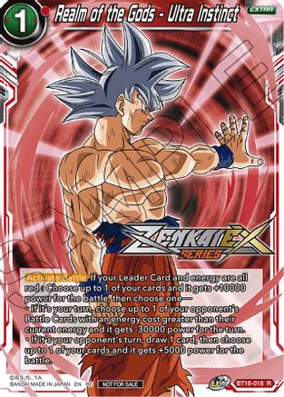 Realm of the Gods - Ultra Instinct (Event Pack 14) (BT16-018) - Promotion Cards Foil
