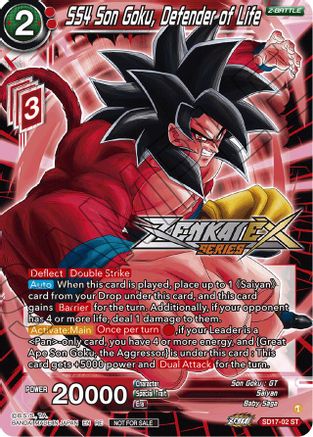 SS4 Son Goku, Defender of Life (Event Pack 14) (SD17-02) - Promotion Cards Foil