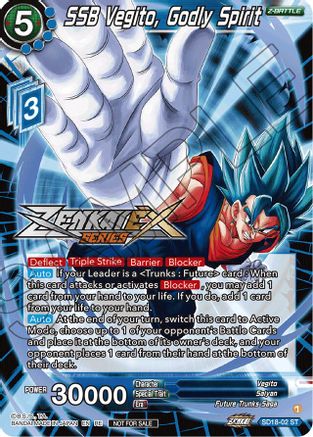 SSB Vegito, Godly Spirit (Event Pack 14) (SD18-02) - Promotion Cards Foil