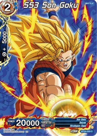 SS3 Son Goku (Collector Booster Silver) (BT24-033) - Beyond Generations Foil