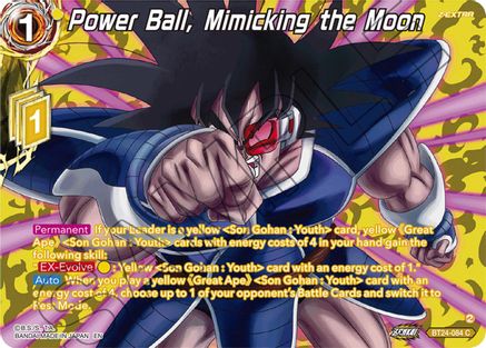 Power Ball, Mimicking the Moon (Collector Booster Silver) (BT24-084) - Beyond Generations Foil