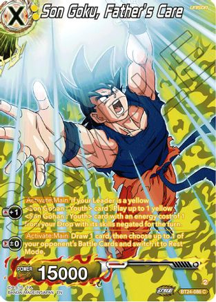 Son Goku, Father's Care (Collector Booster Silver) (BT24-086) - Beyond Generations Foil