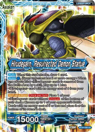 Hirudegarn // Hirudegarn, Resurrected Demon Statue (Collector Booster Foil) (BT24-026) - Beyond Generations Foil