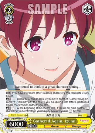 Gathered Again, Izumi (SHS/W98-E016 U) - Saekano the Movie: Finale