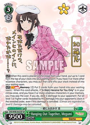 Hanging Out Together, Megumi (SP) (SHS/W98-E032SP SP) - Saekano the Movie: Finale