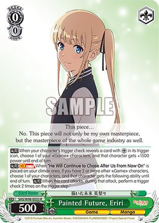Painted Future, Eriri (SHS/W98-E033 R) - Saekano the Movie: Finale