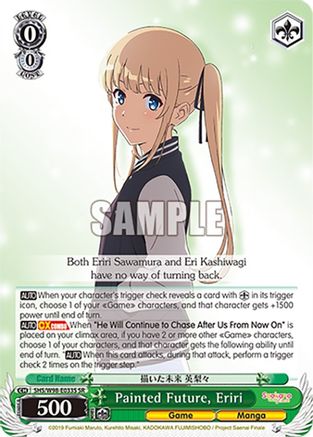 Painted Future, Eriri (SR) (SHS/W98-E033S SR) - Saekano the Movie: Finale