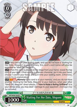 Waiting For Her Date, Megumi (SHS/W98-E040 U) - Saekano the Movie: Finale