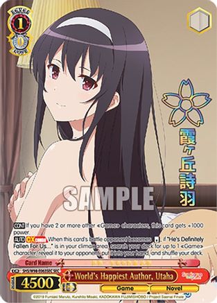 World's Happiest Author, Utaha (SEC) (SHS/W98-E063SEC SEC) - Saekano the Movie: Finale