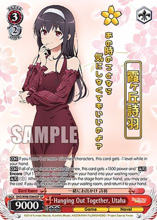 Hanging Out Together, Utaha (SP) (SHS/W98-E064SP SP) - Saekano the Movie: Finale