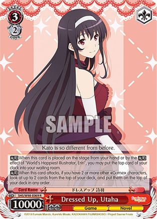 Dressed Up, Utaha (SHS/W98-E069 R) - Saekano the Movie: Finale