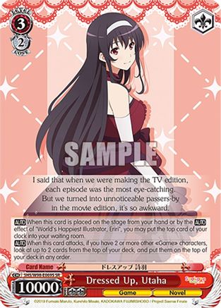 Dressed Up, Utaha (SR) (SHS/W98-E069S SR) - Saekano the Movie: Finale