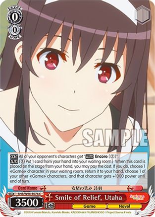 Smile of Relief, Utaha (SHS/W98-E076 C) - Saekano the Movie: Finale