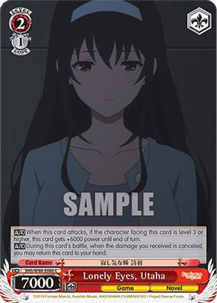 Lonely Eyes, Utaha (SHS/W98-E080 C) - Saekano the Movie: Finale