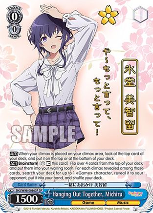 Hanging Out Together, Michiru (SP) (SHS/W98-E086SP SP) - Saekano the Movie: Finale