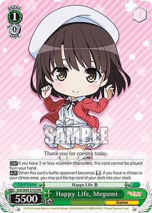 Happy Life, Megumi (SHS/W98-E103 PR) - Saekano the Movie: Finale