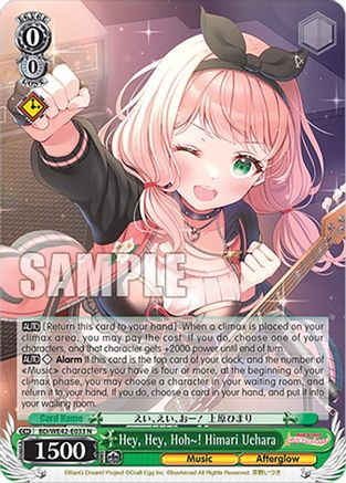 Hey, Hey, Hoh~! Himari Uehara (BD/WE42-E033 N) - BanG Dream! Girls Band Party! Countdown Collection Premium Booster