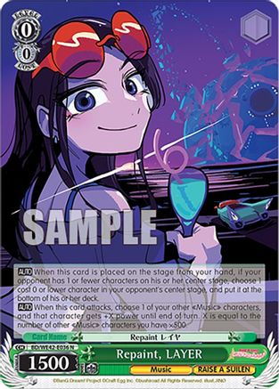 Repaint, LAYER (BD/WE42-E036 N) - BanG Dream! Girls Band Party! Countdown Collection Premium Booster