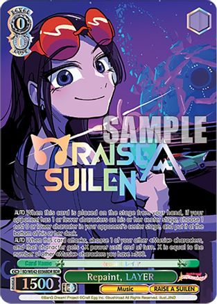 Repaint, LAYER (BDR) (BD/WE42-E036BDR BDR) - BanG Dream! Girls Band Party! Countdown Collection Premium Booster