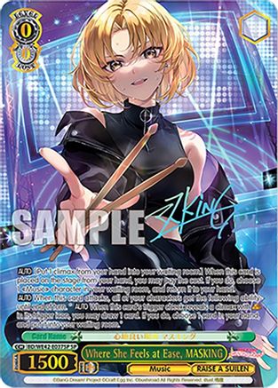 Where She Feels at Ease, MASKING (SP) (BD/WE42-E037SP SP) - BanG Dream! Girls Band Party! Countdown Collection Premium Booster