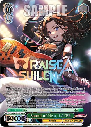 Sound of Heat, LAYER (BDR) (BD/WE42-E039BDR BDR) - BanG Dream! Girls Band Party! Countdown Collection Premium Booster