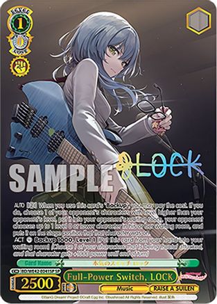 Full-Power Switch, LOCK (SP) (BD/WE42-E041SP SP) - BanG Dream! Girls Band Party! Countdown Collection Premium Booster