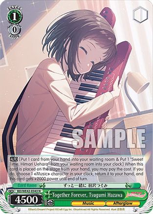 Together Forever, Tsugumi Hazawa (BD/WE42-E043 N) - BanG Dream! Girls Band Party! Countdown Collection Premium Booster
