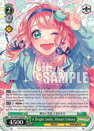 A Bright Smile, Himari Uehara (BD/WE42-E044 N) - BanG Dream! Girls Band Party! Countdown Collection Premium Booster