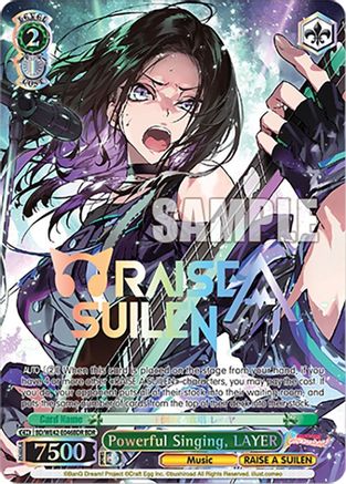 Powerful Singing, LAYER (BDR) (BD/WE42-E046BDR BDR) - BanG Dream! Girls Band Party! Countdown Collection Premium Booster