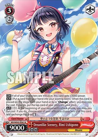 Dreamlike Scenery, Rimi Ushigome (BD/WE42-E061 N) - BanG Dream! Girls Band Party! Countdown Collection Premium Booster