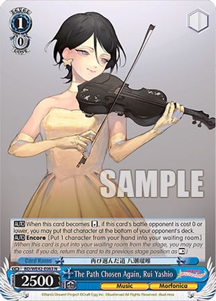 The Path Chosen Again, Rui Yashio (BD/WE42-E083 N) - BanG Dream! Girls Band Party! Countdown Collection Premium Booster