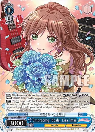 Embracing Ideals, Lisa Imai (BD/WE42-E084 N) - BanG Dream! Girls Band Party! Countdown Collection Premium Booster