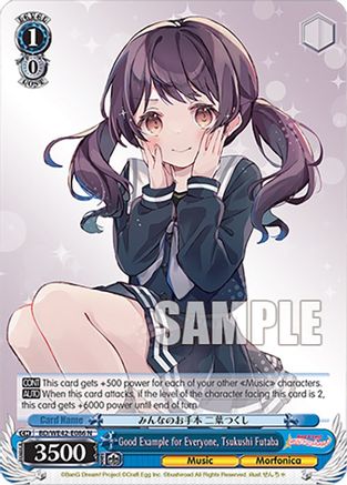 Good Example for Everyone, Tsukushi Futaba (BD/WE42-E086 N) - BanG Dream! Girls Band Party! Countdown Collection Premium Booster