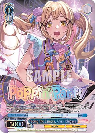 Facing the Camera, Arisa Ichigaya (BDR) (BD/WE42-E089BDR BDR) - BanG Dream! Girls Band Party! Countdown Collection Premium Booster