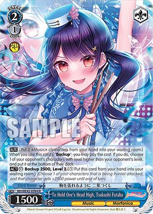 To Hold One's Head High, Tsukushi Futaba (BD/WE42-E094 N) - BanG Dream! Girls Band Party! Countdown Collection Premium Booster