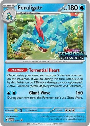 Feraligatr 089 - Holofoil SV Scarlet & Violet Promo Cards - Promo