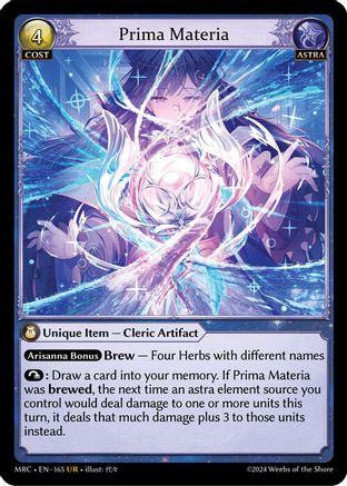 Prima Materia (165) - Mercurial Heart Foil