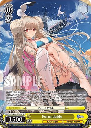 Formidable (SP) (Silver Signature) (AZL/S102-E007SP SP) - Azur Lane