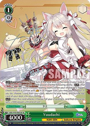 Yuudachi (SP) (Silver Signature) (AZL/S102-E051SP SP) - Azur Lane