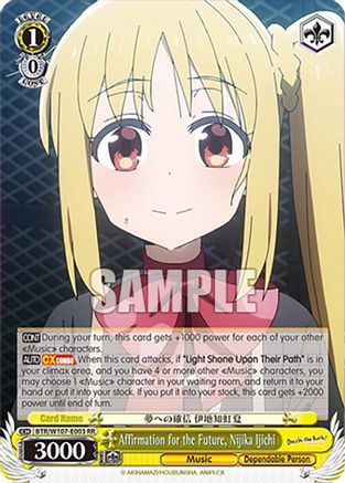 Affirmation for the Future, Nijika Ijichi (BTR/W107-E003 RR) - BOCCHI THE ROCK!