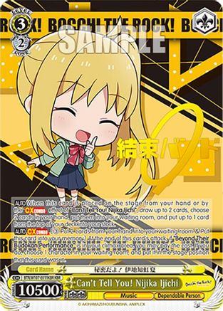 Can't Tell You! Nijika Ijichi (KBR) (BTR/W107-E011KBR KBR) - BOCCHI THE ROCK!