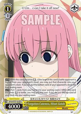 Forgotten Cuteness, Hitori Gotoh (BTR/W107-E028 C) - BOCCHI THE ROCK!
