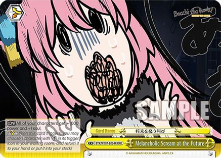 Melancholic Scream at the Future (RRR) (BTR/W107-E034R RRR) - BOCCHI THE ROCK!